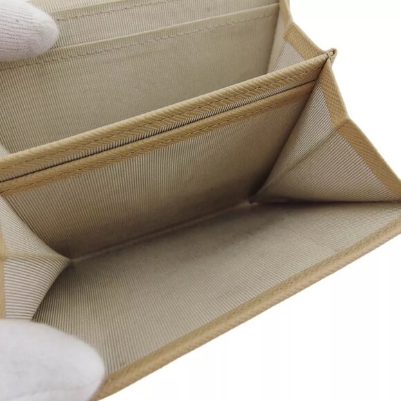 BURBERRY W hook wallet embossed PVC and leather Authentic Used - Picture 10 of 10